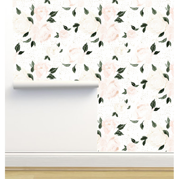 Limitless Walls Crystal W Design Peel & Stick Floral Roll Wayfair